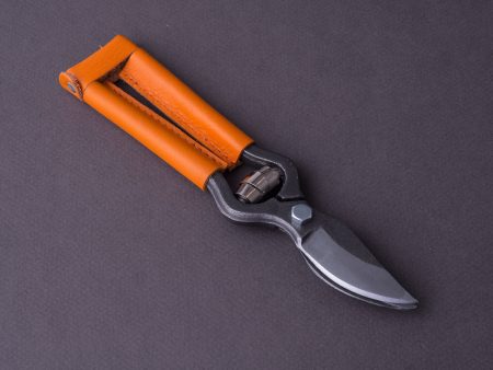 Locau - Garden Shears - Stainless - Orange Leather Handle Online