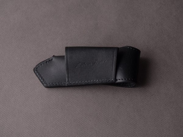 Coutellerie Chambriard - Leather Belt Case - Black Hot on Sale