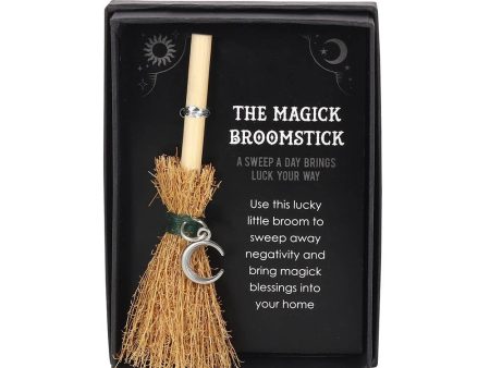 Mini Magick Broom - Crescent Moon For Sale