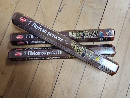 HEM 7 African Powers Incense Sticks - 20 Pack ( 7 African Podres ) Fashion