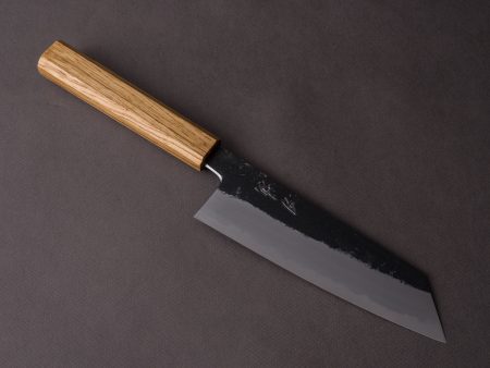 HADO - Sumi - White #2 - Kurouchi - 180mm Bunka - Oak Handle Hot on Sale