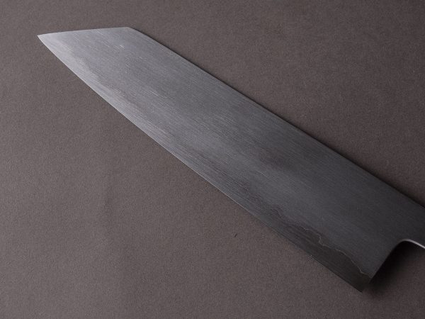 Sakai Kikumori - Asagiri - White #2 Stainless Clad - Kasumi - 225 Kiritsuke Gyuto - Black Lacquered Oak Handle Fashion