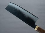 Blenheim Forge - Stainless Clad Blue Super - 165mm Nakiri - Fumed-Oak Handle For Cheap