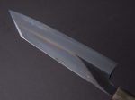 Hitohira - Togashi - White #1 - Stainless Clad - Mirror Polished - 210mm Kiritsuke Gyuto - Taihei Ebony Handle Discount