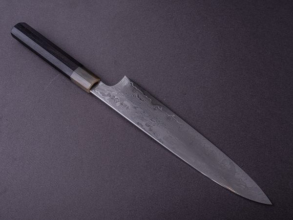 Tsubaya - Tamame Forged VG10 Damascus - 240mm Gyuto - Ebony Handle For Discount