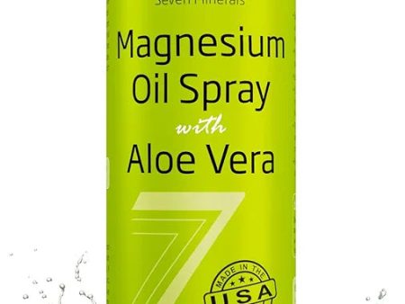 Seven Minerals, Magnesium Oil Spray with Aloe Vera For Cheap