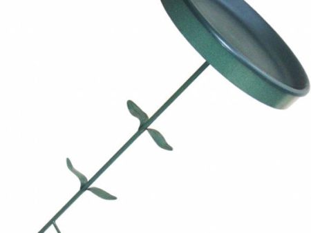 Bird Bath Pole Mounted Green Cheap