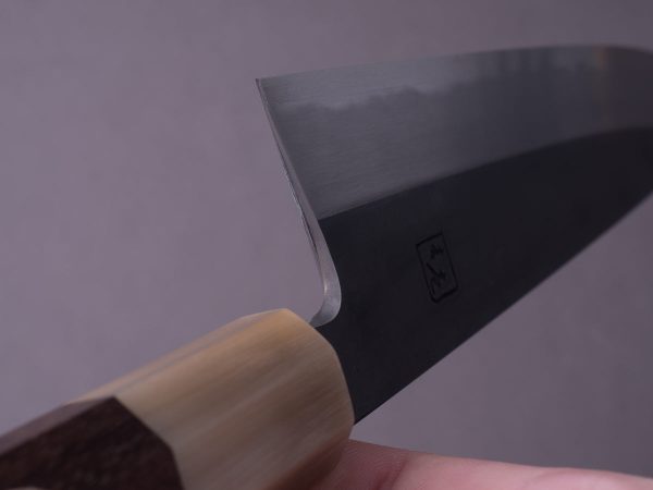 Hitohira - Tanaka x Kyuzo - Blue #1 Kurouchi - 240mm Gyuto - Rosewood Handle - Saya For Sale