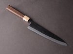 Hitohira - TD - Blue #2 - Stainless Clad Kurouchi - 210mm Gyuto - Walnut Handle Online now