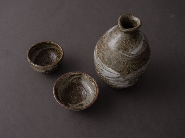 Komon - Mr. & Mrs. Shinohara - Ceramic - Sake Cup Set - Hakeme Online Sale