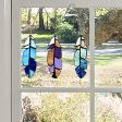 Set of 3 - 6 H Aleyna Multicolor Feather Window Panel Discount