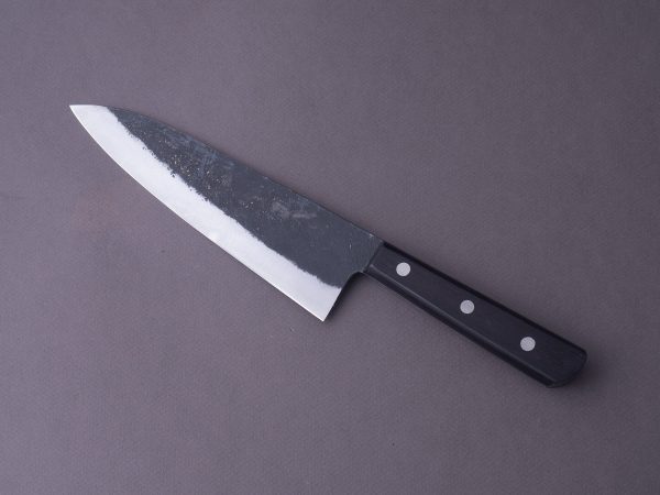 Morihei - Hisamoto - White #1 - Kurouchi - 180mm - Gyuto - Western Handle (No Bolster) Fashion