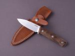 lionSTEEL - Fixed Blade - B35 - 85mm - Sleipner - Walnut Handle - Stonewashed - Leather Sheath Cheap