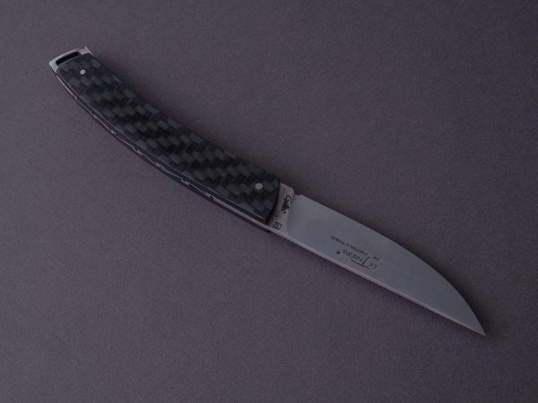 Fontenille-Pataud - Folding Knife - Le Thiers - Ultra Light - Carbon Fiber - Lock Back - 115mm For Sale