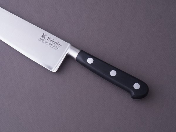 K Sabatier - Authentique 1834 Ltd - Stainless - 10  Chef - Western Handle - Leather Sheath For Sale