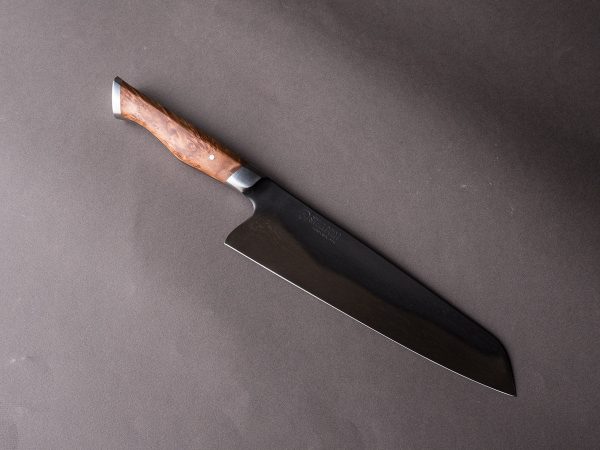 STEELPORT Knife Co. - 52100 Differentially Hardened - 8  Chef Knife - Integral Bolster Maple Burl Handle Online Sale