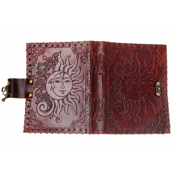 Sun and Moon Leather Journal Online Sale