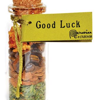 Good Luck Pocket Spell Bottle For Sale