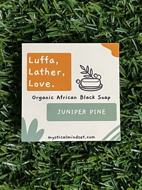 Luffa-Lather-Love Infused African Black Soap by Mystical Mindset Fashion