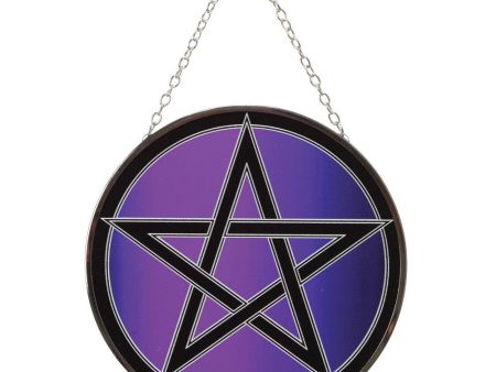 Pentacle Suncatcher 6in Online Hot Sale