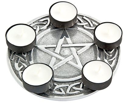 Pentacle Tea Lite Holder   Cone Burner Discount