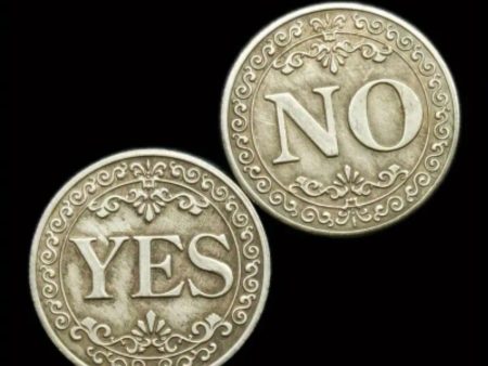 Oujia YES NO Coins, Large - Antique Silver Hot on Sale