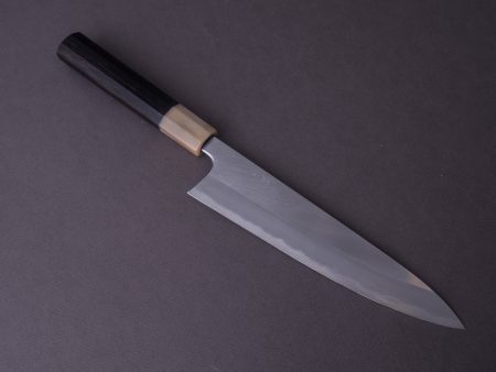 Hitohira - Tanaka x Kyuzo - Blue #1 Migaki - 210mm Gyuto - Taihei Ebony Handle Supply