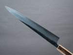 HADO - Sumi - Blue #1 - Damascus Kurouchi - 270mm Sujihiki - Oak and Cherry Bark Handle Hot on Sale