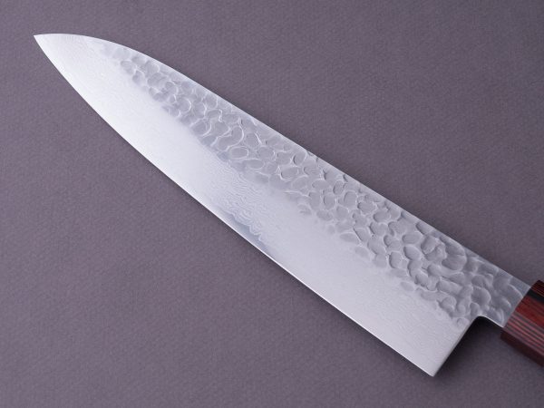 Hitohira - Imojiya ST - VG10 - Tsuchime Damascus - 210mm Gyuto - Wa Handle Online now