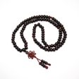 Black Lotus Seed Zen108 Bead Mala - Prayer Beads - 6x8mm Online Sale