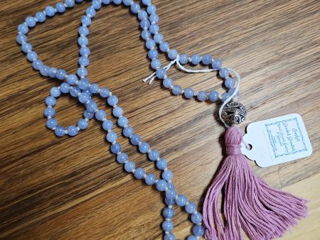 Aquamarine 108 Bead Mala - Handmade Online