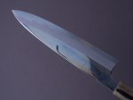 Hitohira - Togashi - Blue #1 - Mirror Polished - Stainless Clad - 210mm Gyuto - Taihei Makassar Ebony Handle For Discount