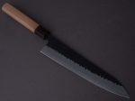 Hitohira - Futana - Super Blue - Kurouchi Tsuchime - 210mm - Gyuto - Cherry Handle Sale