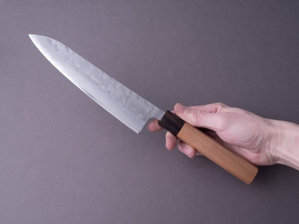 Hitohira - Futana - Ginsan - Nashiji - Gyuto 210mm - Cherry Handle on Sale