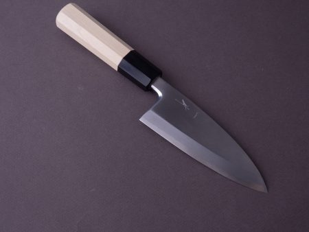 Hitohira - Kikuchiyo x Manzo - Blue #2 - 120mm Deba - Ho Wood Handle Online Hot Sale