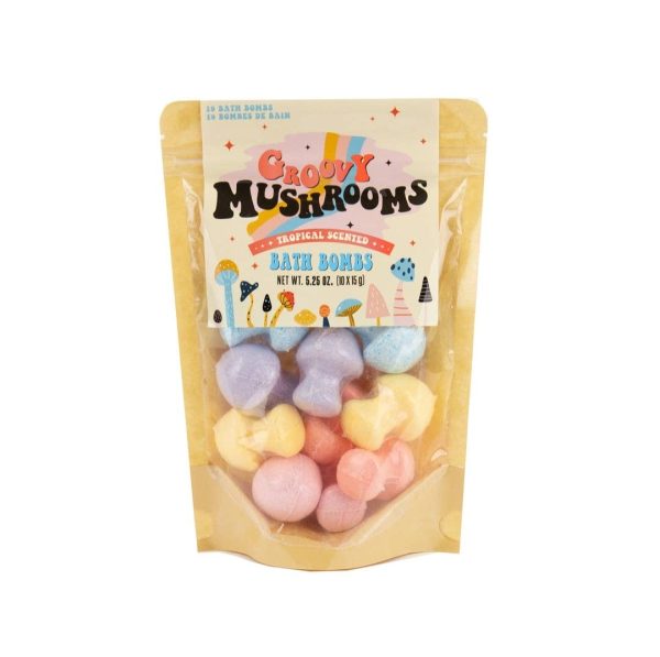 Groovy Mushroom Bath Bombs ( set of 10) Supply