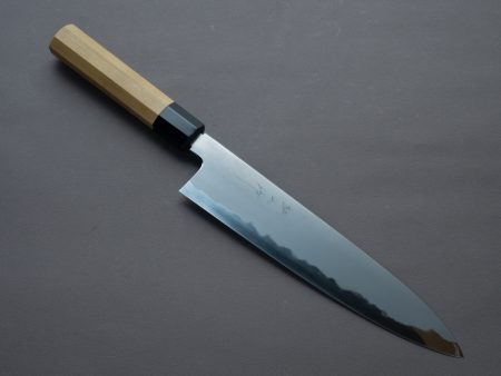 Tetsujin - Blue #2 - Kasumi - 240mm Gyuto - Magnolia Wood Handle Online Sale