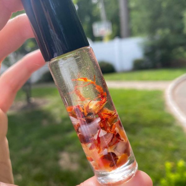 Carnelian Crystal Perfume Roller Online now