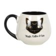 Magic, Coffee & Cats Rounded Mug For Discount