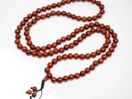 Dragon Blood Wood Zen 108 Bead Mala Prayer Beads - 8mm Cheap