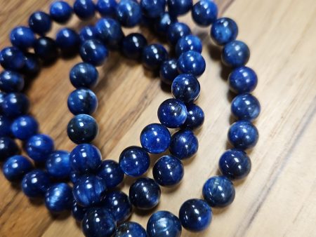 Bracelet - Kyanite , Blue Bead 8 mm Online