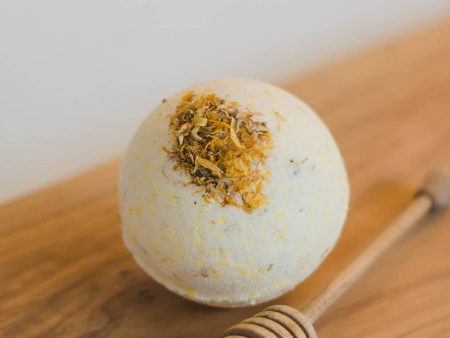 Large Calendula Bath Bomb - Vegan Hot on Sale