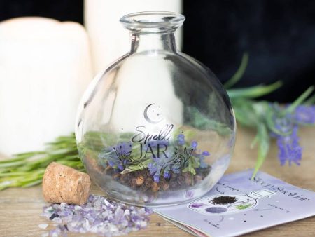 Glass Magic Spell Jar with Recipe Booklet Fashion