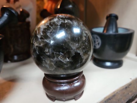 Smokey Quartz Sphere 4 1 2” on Sale