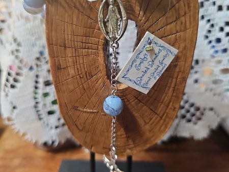 Pocket Rosary - Prayers Beads - Blue Agate Sale