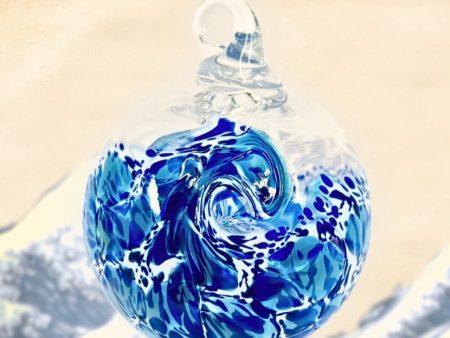 Blown Glass Wish Ball by Luke Adams Special Edition - Artist Series - Suncatcher   Witchball For Discount