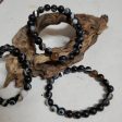 Banded Agate, Black - Bead Bracelet 8 mm Online