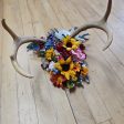 Boho Deer Rack & Flowers on Sale