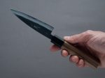 Hitohira - Harima - Super Blue - Stainless Clad - Kurouchi - 120mm Petty - Walnut Handle Online now