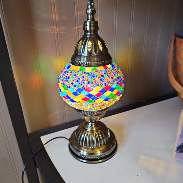 Turkish Style Mosaic Desk Lamp 12  by 5 1 4  - Various Hot on Sale